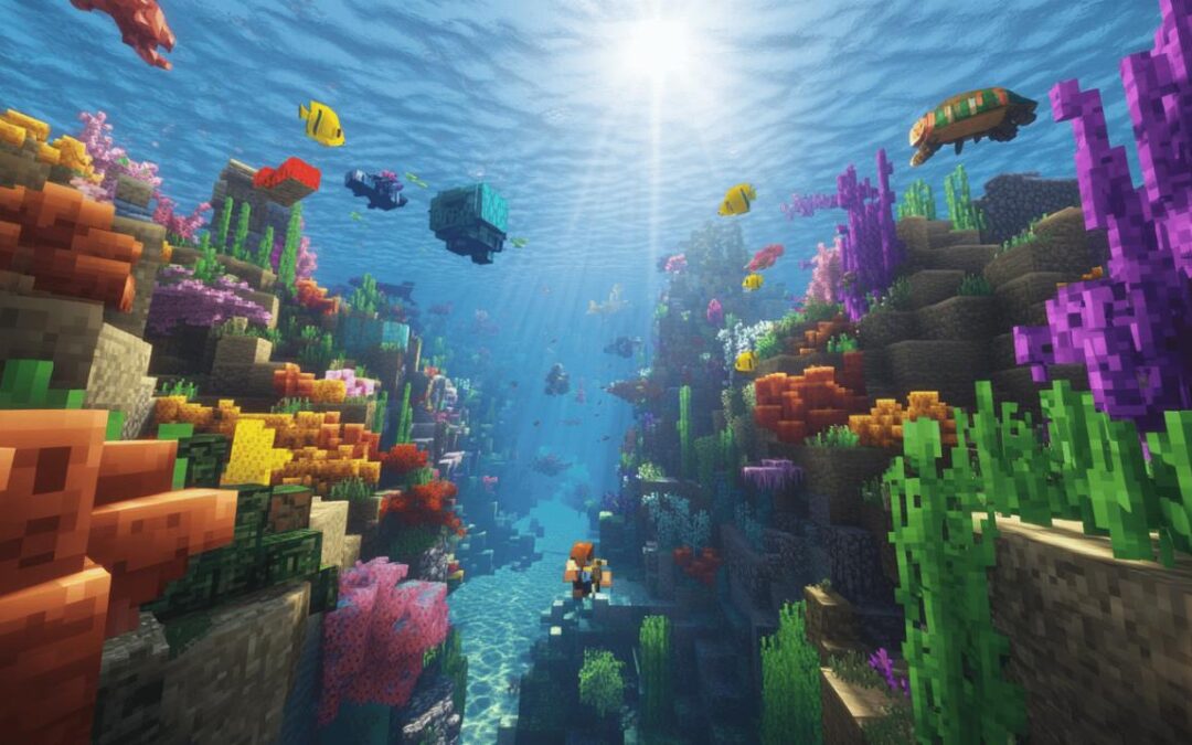 Architectes des profondeurs : maîtrisez l’Enchantement Affinite Aquatique (Aqua Affinity) – Minecraft pour des structures sous-marines impressionnantes